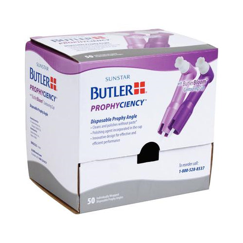 Sunstar Butler 1215P Prophyciency Disposable Prophy Angles Clean & Polish 50/Bx Sunstar Butler 1215P Prophyciency Disposable Prophy Angles Clean & Polish 50/Bx
